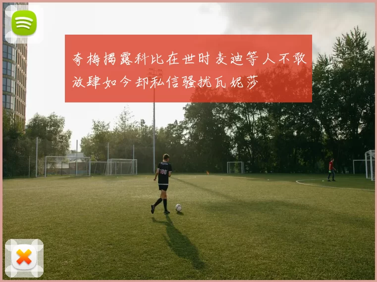 夸梅揭露科比在世时麦迪等人不敢放肆如今却私信骚扰瓦妮莎